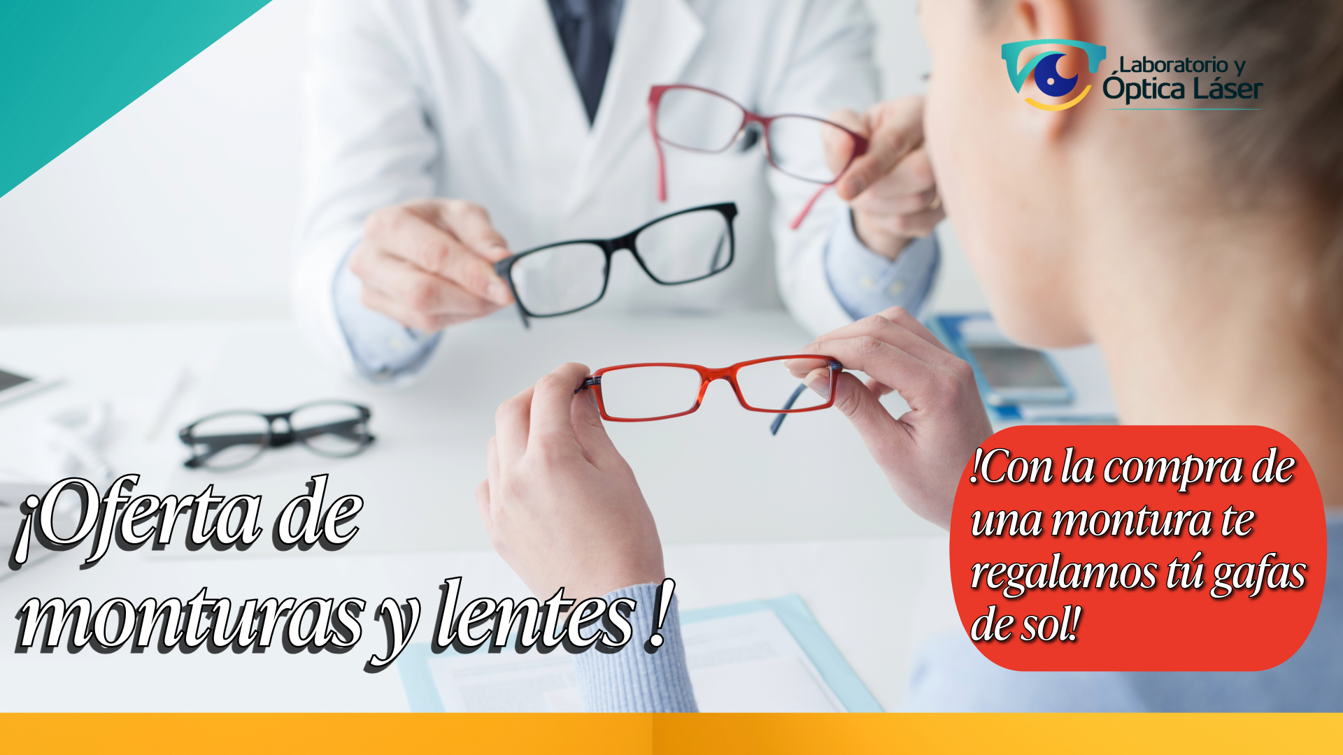 banner laboratorio optico lasser